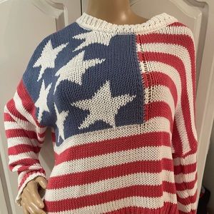 Vintage Havana American Flag Sweater